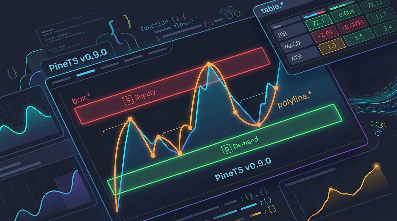 PineTS v0.9.0: Drawing Objects Complete – Box, Table & Polyline Namespaces